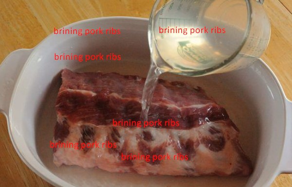 brining pork ribs